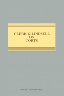 Clerk & Lindsell on Torts - 24th Edition