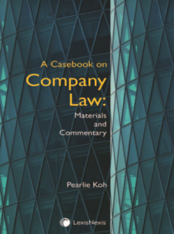A Casebook on Company Law: Materials and Commentary