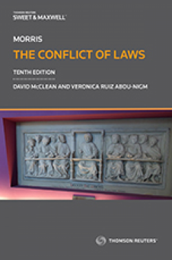 Morris: Conflict of Laws - 10th Edition