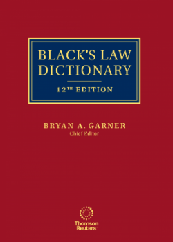 Black’s Law Dictionary – 12th Edition