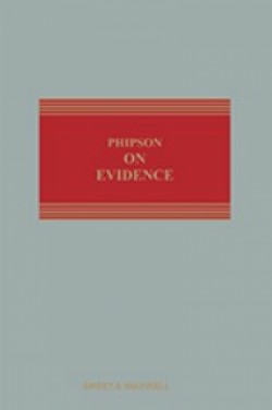 Phipson on Evidence - 19th Edition, Mainwork & 2nd Supplement